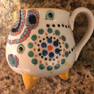 Anthropologie 3 footed mug